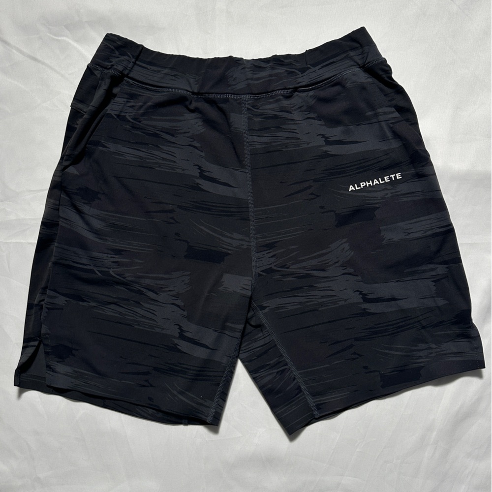 Alphalete Charcoal Patterned Shorts